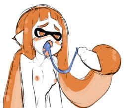 anthro blue_cum blush breasts colored_cum cum cum_in_mouth cum_string disembodied_penis domino_mask duo faceless_male female female_focus hairjob humanoid inkling inkling_cum inkling_girl long_hair lowres male male/female navel nintendo nipples nude open_mouth payot penis pointy_ears prehensile_hair simple_background small_breasts smooth_skin solo_focus splatoon squid squid_girl tentacle tentacle_hair tentaclejob thick_cum tied_hair tongue twintails vagabondprinny white_background white_skin