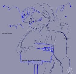 breeding_mount male nimbus_(toons_universe) panting sheep_boy sheep_humanoid toons_universe wagging_tail x-ray