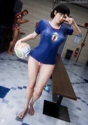 3d 3d_(artwork) blender blender_cycles hinako_shimizu ruru3dx silent_hill silent_hill_f soccer soccer_jersey soccer_uniform world_cup