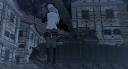asphyxiation breasts choking death female female_death gaijin_entertainment gallows gore guro hands_tied hanged hangmannoose_(artist) koikatsu noose r18g senrai_maidens snuff war_thunder