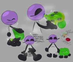 battle_for_dream_island bfb bfdi bfdia gelatin_(bfdi) jacknjellify lollipop_(bfdi) tpot