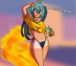 brazilian brazilian_miku cyan_hair fart fart_cloud fart_fetish farting grand_theft_auto_vi gtav_cover_girl gtavi hairy_pussy hatsune_miku ketrita vice_city_cover_girl vocaloid