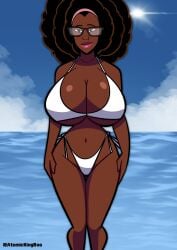 1girls 2026 2d 2d_(artwork) 2d_artwork afro artist_name ass atomickingboo beach big_ass big_breasts bikini breasts brown-haired_female brown_hair brown_hair_female brunette brunette-haired_female brunette_female brunette_hair dark-skinned_female dark_skin digital_media_(artwork) female female_only glasses huge_breasts lips lipstick misty_cocoa mostly_nude mostly_nude_female nude nude_female oc ocean original original_character pink_lips pink_lipstick rectangular_eyewear rectangular_glasses shiny shiny_body shiny_breasts shiny_skin solo string_bikini sun the_besties_(atomickingboo) thick_thighs thighs