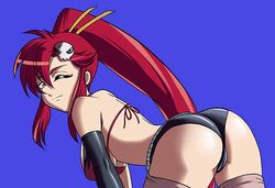 all_fours boobieboom presenting solo tengen_toppa_gurren_lagann yoko_littner