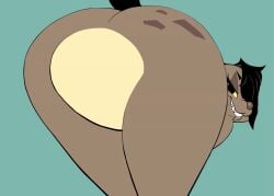 animated anthro artist_request ass ass_focus furry hyena hyena_girl leena_(potateymatey) loop looping_animation