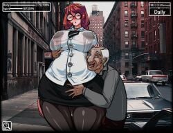 1boy 1girls 2d 2d_(artwork) 2d_animation age_difference animated animated_gif artist_request big_breasts blush blushing breast_milk breasts character_request cheating cheating_female cheating_girlfriend copyright_request cucked_by_old_man cuckold cuckolding curvaceous curvy curvy_body curvy_female curvy_figure dark_nipples game_cg girl_with_glasses glasses grabbing_another's_breast hi_res highres huge_breasts in_car large_breasts loop looping_animation milk netorare nipple_bulge nipples_visible_through_clothing ntr old_male older_male on_car original_character pantyhose pussy_juice pussy_juice_drip rubbing rubbing_ass rubbing_breasts rubbing_thigh see-through see-through_clothing sexual_harassment smaller_male steam steaming_body steamy taller_female thick_thighs touching_ass touching_breast video_game video_game_character video_games voluptuous voluptuous_female