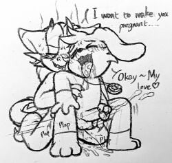 ballsack cum cumshot handjob oc opstah opstah_(characters) opstarl penis smiling_critter_oc smiling_critters stroking_penis