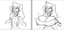 ameizing_lewds charlie_morningstar_(hazbin_hotel) gigantic_breasts hazbin_hotel hellaverse huge_breasts