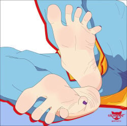 1girl 1girls chichi dragon_ball feet feet_fetish feet_focus feet_together foot_fetish foot_focus glitchycat_(artist) presenting_feet purple_nails soles soles_female soles_fetish solo solo_female solo_focus spreading_toes wrinkled_feet
