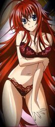 animius blue_eyes high_school_dxd red_hair rias_gremory