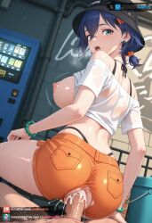 belle (summer skies) (zenless zone zero) from hoyoverse by juanpiamvs