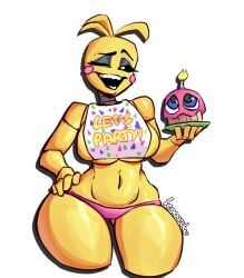 toy chica (fnaf) from five nights at freddy's by lenoarduu