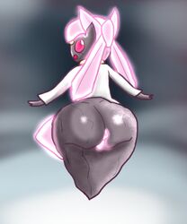 anus ass big_butt butlova diancie female legendary_pokemon looking_back nintendo pokemon pussy red_eyes solo video_games