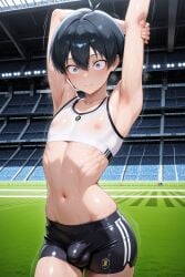 isagi yoichi from blue lock by arbitrary