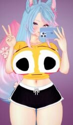 silvervale from indie virtual youtuber by deluxe rosie