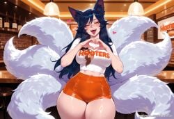 ahri from hooters by balecxi