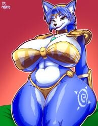 krystal from nintendo by mrmasato