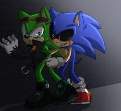 classic sonic.exe from archie comics by angelofhapiness