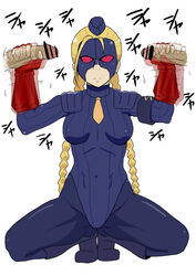 antenna_hair bar_censor blonde_hair boots braid capcom censored dangorou_(yushi-art) decapre double_handjob female fingerless_gloves garrison_cap gloves handjob hat human leotard long_hair magic_penis male mask motion_blur multiple_penises necktie pantyhose penis red_eyes ribbed_leotard shoulder_pads small_breasts spread_legs squatting straight street_fighter street_fighter_alpha street_fighter_alpha_2 street_fighter_alpha_3 street_fighter_iv street_fighter_iv_(series) street_fighter_v turtleneck twin_braids ultra_street_fighter_iv