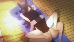 1futa 1girls 3d arms_behind_head black_hair breasts creampie cum cum_in_pussy cum_inside drtarnished female from_behind futa_on_female futanari getting_erect intersex large_penis light-skinned_female light-skinned_futa longer_than_10_seconds missionary_position no_sound penis purple_eyes rice_shower_(umamusume) ruby_rose rwby sex shorter_than_30_seconds small_breasts tagme umamusume video yoga_mat