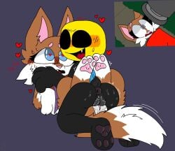 1boy1girl 2025 anthro anus ass big_ass cat claws_out cntb0ylv3r11 cuntboy cuntboy_on_female cute donut_anus felid feline female furry halloween hearts image intersex intersex/female major_cloog major_cloog_(character) male missionary_tribadism pawpads pussy pussy_juice pussy_juice_on_pussy reference_image sex simple_background straight straight_cuntboy straight_tribadism sweaty_ass tribadism vampire youtube youtuber