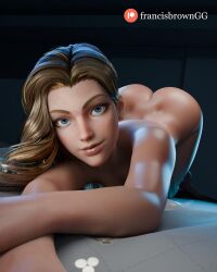invisible woman from fantastic four by francis brown