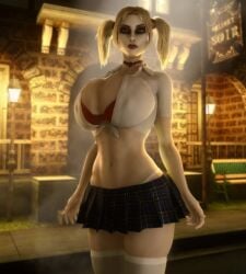 1girls 3d 3d_(artwork) abs alternate_breast_size big_breasts blonde-haired_female blonde_female blonde_hair bra breasts choker cleavage clothed clothed_female detailed_background eye_contact female female_only gigantic_breasts hourglass_figure huge_breasts humanoid humanoid_female humanoid_only jeanette_voerman large_breasts legwear looking_at_viewer malkavian midriff miniskirt narrow_waist open_clothes open_shirt panties panty_peek plaid_skirt red_bra red_choker school_uniform shirt short_skirt skirt slim_waist small_waist solo solo_female thighs thin_waist thong twintails unbuttoned unbuttoned_shirt underwear upper_body vaako vampire vampire_girl vampire_the_masquerade vampire_the_masquerade_bloodlines very_short_skirt visible_underwear whale_tail white_legwear white_panties white_shirt white_thighhighs world_of_darkness