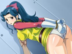 artist_request bondage bottomless female oka_megumi rope source_request voltes_v