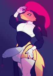 2023 anthro balls bandai_namco big_balls big_penis bottomwear bottomwear_aside canid canine clothing clothing_aside cross digimon digimon_(species) erection femboy foreskin fox fur genitals half-erect huge_cock hung_femboy hung_trap legwear loincloth loincloth_aside male mammal nun nun_habit object_in_urethra pelvic_curtain penetration penis q_(raishiteru) raishiteru religious_clothing renamon solo sounding_rod standing thigh_highs uncircumcised urethral urethral_penetration yellow_body yellow_fur