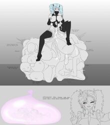 2futas akeno_(itsnafulol) balls ballsack begging begging_for_life begging_to_stop blue_hair bone bones bones_in_balls bones_in_condom bones_in_cum breasts breasts_out clenching_balls cock_vore condom condom_disposal condom_filling condom_on_penis cruel cum_digestion death digestion digestion_noises female female_death futa_death futanari hair_ornament hair_ribbon huge_balls huge_breasts hyper hyper_balls intersex large_balls large_penis large_testicles maid maid_apron maid_bikini maid_headdress melting multiple_deaths multiple_females multiple_girls multiple_prey outline penis pink_eyes predator/prey ribcage screaming selfie shirts_(artist) skeleton skull smile testicles thick_thighs thighhighs twintails vore wide_hips