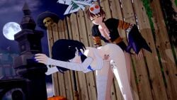 1boy 1girl1boy 1girls 3d animated ayase_yuu black_hair blue_eyes breasts dominant_female el_joshypoonsfw female halloween halloween_costume halloween_theme koikatsu large_breasts light-skinned_female light-skinned_male male multicolored_hair mummy_costume phase_connect phase_connect_jp phase_kaleido scratch-key sex sex_from_behind shorter_than_30_seconds streaked_hair tagme taller_female tattoo uncensored video virtual_youtuber vtuber