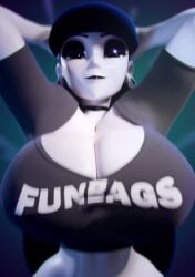 1girls 2024 3d 3d_animation animated arms_behind_head arms_up atomickingboo big_breasts black_hair black_lipstick bouncing_breasts breast_jiggle breasts busty choker cleavage clothing crop_top female female_only funny goth goth_girl hourglass_figure huge_breasts jiggling_breasts lindel_dollice_quilten longer_than_10_seconds looking_at_viewer milf no_sound oc original original_character scrag_boy shorter_than_30_seconds shorter_than_one_minute shoulder_boulders smiling smiling_at_viewer solo solo_female standing tagme the_besties_(atomickingboo) vertical_video video voluptuous voluptuous_female wasp_waist white_skin
