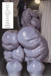 1girl ai-created ai_generated alternate_version asking_viewer ass ass_focus back_rolls big_breasts bilingual_commentary bilingual_text bottom_heavy casual_nudity cellulite cleaning comic_panel edited_ai english_text fat_ass fat_rolls female from_behind gargantuan_ass ghost ghost_girl ginormous_ass hisako_(killer_instinct) holy_shit huge_ass hyper_ass hyper_bottom_heavy i_wanna_fuck_her_so_bad impossible_anatomy inviting_viewer japanese_text juicy_butt killer_instinct long_hair male_pov mature_female meaty_ass milf offscreen_male peak_art plump sexy_pose shower shower_(place) showering sideboob solo ssbbw talking_to_viewer text_box thick_thighs thicker_than_a_bowl_of_oatmeal variant voluptuous_female wet_body wet_hair wet_skin white_hair wide_hips wide_thighs