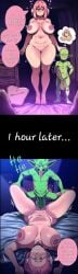 1boy 1girls 3koma after_sex ai_generated balls barefoot bedroom before_and_after before_sex bitch cheating cheating_wife completely_nude cucked_by_goblin cuckold cuckold_pov enjoying enjoying_sex goblin goblin_male hanazono_hakari huge_ass huge_balls huge_breasts huge_cock kimi_no_koto_ga_dai_dai_dai_dai_daisuki_na_100-nin_no_kanojo long_penis massive_penis no_clothes novelai penis_in_pussy pussy room rough_sex sex small_but_hung smaller_male smile smiling smiling_at_viewer spread_legs standing taller_female tongue tongue_out ugly_bastard ugly_man