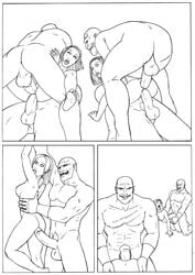 aerie anal anal_sex ass baldur's_gape_(comic) baldur's_gate buggery comic dark_elf double_penetration drow dungeons_and_dragons edwin edwina elf extro female forgotten_realms imoen jaheira lady_edwina male mass_rape monochrome night nipples ogre painful party_wipe penetration penis rape restrained sex spoils_of_war straight testicles viconia viconia_devir