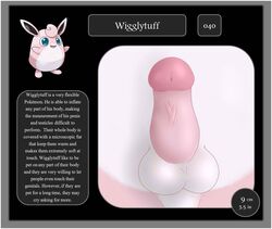 2014 balls cute erection feral fur male male_only nintendo penis pink_fur pokedex pokemon smile text video_games wigglytuff zekromlover