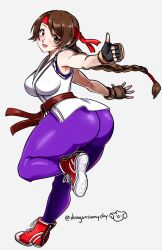 yuri sakazaki from art of fighting by d-ryuu