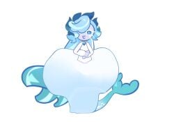1girls aquamarine_cookie ass booty bubble_ass bubble_butt cookie_run cookie_run_kingdom fatass female front_view gem_mermaid gngmarine huge_ass huge_butt hyper hyper_ass hyper_butt mermaid mermaid_girl mermaid_tail solo_female standing thicc wide_ass wide_butt wide_hips