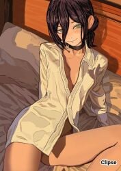1girls 2d 2d_(artwork) 2d_artwork arm_support bed bed_sheet black-haired_female black_choker black_hair blush blush_face blushing_at_viewer blushing_female blushing_lines breasts chainsaw_man choker cleavage clipse closed_mouth_smile collarbone daylight digital digital_art digital_drawing digital_drawing_(artwork) digital_media digital_media_(artwork) drawing female female_focus female_only from_above green-eyed_female green_eyes hair_between_eyes head_tilt high_resolution highres lean_figure legs_apart legs_folded legs_spread long_hair looking_at_viewer looking_up looking_up_at_viewer naked_shirt narrow_waist open_clothes open_clothing open_shirt open_topwear pillow questionable reze_(chainsaw_man) seiza shirt shoulders sitting sitting_on_bed sitting_on_knees slender_body slender_waist slim_waist small_breast small_breasts smile smiley_face smiling smiling_at_viewer solo spread_legs spreading_legs spreading_thighs sunlight thighs tilted_head tiny_breasts unbuttoned unbuttoned_shirt upper_body white_bed white_bed_sheet white_pillow white_shirt white_topwear wide_hips