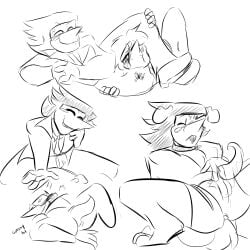 defernull deltarune head_between_thighs hyperl1nked male/male mirrorship petplay puppyplay spamton_g_spamton spread_legs tentacle_dick thighs tongue
