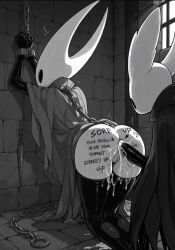 ai_generated ass_fuck body_writing chained hornet_(hollow_knight) learn_to_fucking_tag
