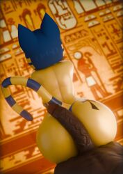 ankha from animal crossing by thevercetti