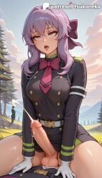 1futa 2026 ahe_gao ahegao ai_assisted ai_generated anime artist_name belt bottomless cloud cock cowgirl_position cum dick ejaculating_while_penetrated ejaculation erection explicit futanari futasub gloves hi_res high_quality high_resolution highres hiiragi_shinoa large_penis male_on_futa open_mouth outdoors owari_no_seraph patreon patreon_username penis precum projectile_cum public_sex purple_hair shinoa_hiiragi sky stable_diffusion testicles tsukoneko uncensored voyeur voyeurism watermark white_gloves