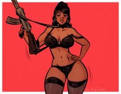 lana kane from archer (series) by hugotendaz