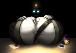 1female 1girl 1girls 1monster 2026 2d 2d_(artwork) 2d_artwork 3_eyes aspenofsimpcon bazooka belt belt_between_breasts big_breasts big_chest black_background black_hair bluesky_link boob_expansion boob_focus boobies boobs_bigger_than_head boobs_focus boobs_on_table breast_covered breast_expansion breast_focus breast_on_table breasts breasts_bigger_than_head breasts_cleavage breasts_covered breasts_expansion breasts_focus breasts_through_clothes brown_jacket chest cleavage clothed clothed_breasts clothed_female clothes clothing color colored covered_breasts digital digital_art digital_drawing digital_drawing_(artwork) digital_media digital_media_(artwork) ear_fins enormous_boobs enormous_breasts expansion face_shadow female female_clothed female_focus female_monster female_only female_solo fin_ears genderbend genderbent genderswap_(mtf) gigantic_boobs gigantic_breasts gigantic_chest girl_monster hands_on_boobs hands_on_breasts heavy_boobs heavy_breasts honkers humongous_boobs humongous_breasts hyper hyper_boobs hyper_breasts jabot jacket large_boobs large_breasts large_chest looking_at_viewer looking_forward lure_(anatomy) massive_boobs massive_breasts massive_chest merfolk mommy_milkers monster monster_female monster_girl multi_eye one_color_background oversized_breasts plump_boobs plump_breasts presenting presenting_boobs presenting_breasts pressure_(roblox) roblox roblox_game round_boobs round_breasts rule63 rule_63 sebastian_solace shadow shadowed_face short_hair simple_background solid_color_background solo_female solo_focus solo_only table touching_boobs touching_breasts voluptuous_breasts