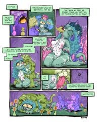 4_fingers 8_breasts 8_nipples after_transformation alien_planet animal_genitalia animal_penis anthro anthro_transformation blue_body blue_fur blue_hair bodily_fluids breast_grab breast_growth breasts bubbalossom ceremony comic comic_panel dripping english_text eye_scar facial_scar fangs felid feline feline_genitalia feline_penis female feminization fingers forced forced_transformation from_behind_position fur fur_growth gender_transformation genital_fluids genitals genitals_shrinking green_body green_fur group growth hair hand_on_breast hi_res language_barrier male male/female mammal mating_ritual mounting mtf_transformation multi_breast multi_nipple narration night nipples nude_anthro paws penis penis_shrinking pink_penis precum precum_drip purple_sky raised_tail red_eyes scar sex sky social_nudity tail tail_hold teeth text transformation transformation_by_substance tribal vulva white_body white_fur yellow_sclera
