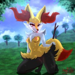 braixen from nintendo by astralia (art)