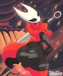 anthro female flickermat hollow_knight hornet_(hollow_knight) insect_girl insects