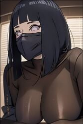 , ai_generated black_hair boruto:_naruto_next_generations breasts clothing female female_focus female_only hyuuga_hinata hyuuga_hinata naruto solo