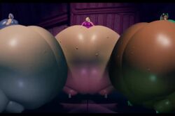 3d 3d_animation 3girls animated ass big_ass big_breasts big_butt breasts bubble_ass bubble_butt colossal_ass dark-skinned_female disproportional enormous_ass fat fat_ass female female_only gigantic_ass huge_ass huge_breasts huge_butt hyper hyper_ass hyper_butt large_ass light-skinned_female longer_than_30_seconds looking_at_viewer looking_back marina_(splatoon) massive_ass music nyxenavenger obese obese_female overweight overweight_female pearl_(splatoon) shaking_ass shaking_butt shiver_(splatoon) sound sound_edit sound_effects sound_warning splatoon splatoon_(series) splatoon_2 splatoon_3 sweat sweaty sweaty_ass sweaty_butt tagme thick_ass thick_thighs twerking video wide_hips